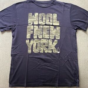 Wolf NY Camo/Navy Tee Size M